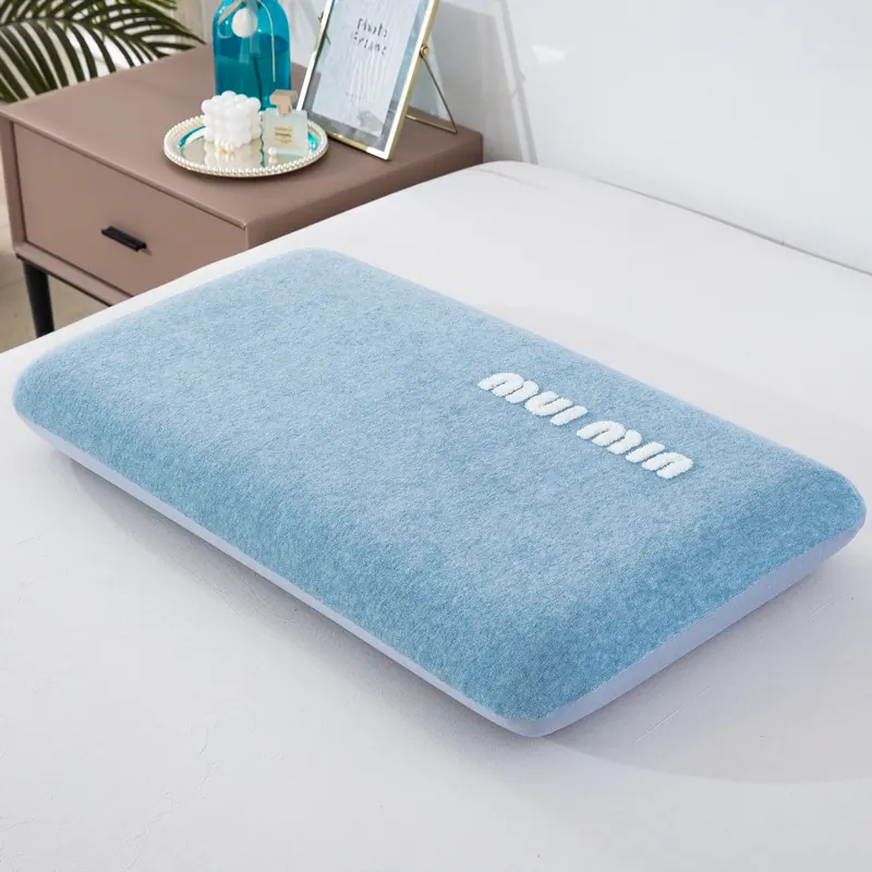 Towel-Embroidered Faux Cashmere Bread-Shaped Pillowcase