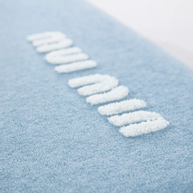 Towel-Embroidered Faux Cashmere Bread-Shaped Pillowcase
