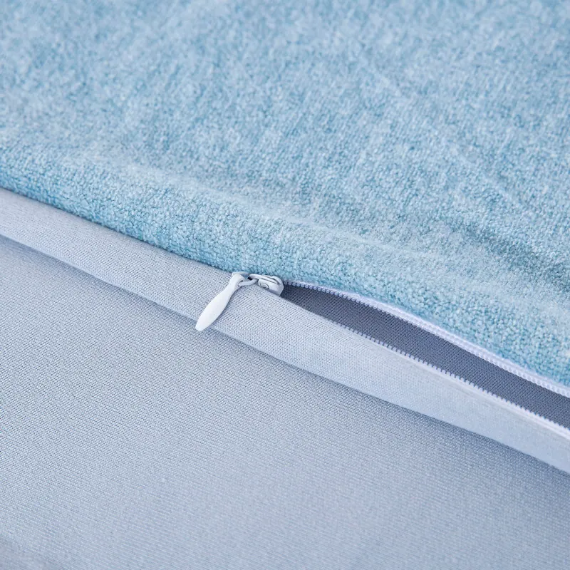 Towel-Embroidered Faux Cashmere Bread-Shaped Pillowcase