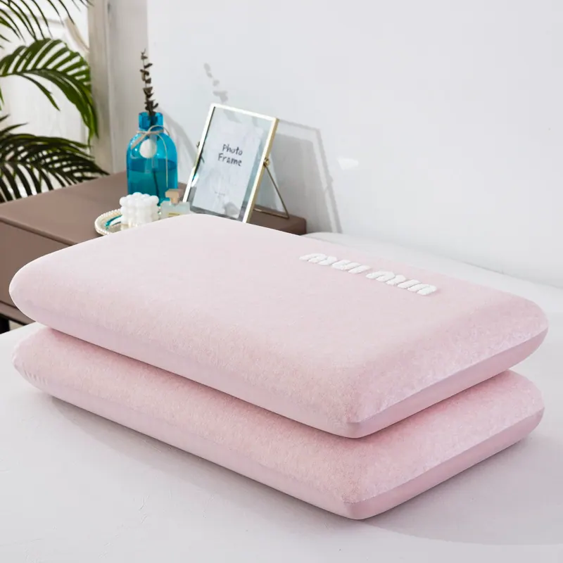 Towel-Embroidered Faux Cashmere Bread-Shaped Pillowcase