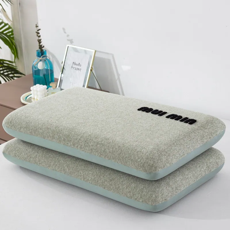 Towel-Embroidered Faux Cashmere Bread-Shaped Pillowcase