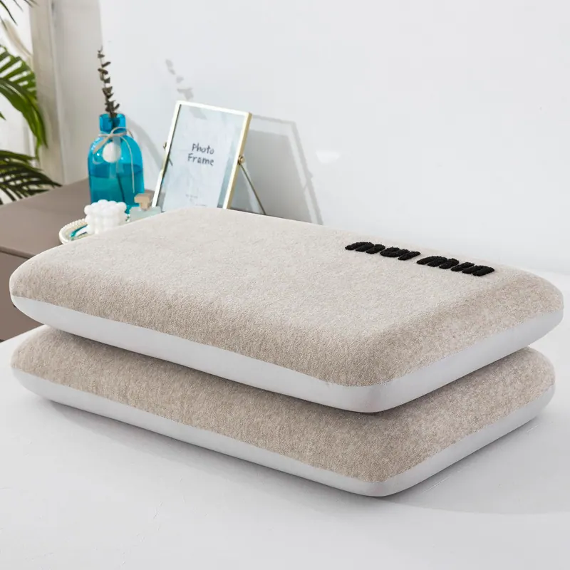 Towel-Embroidered Faux Cashmere Bread-Shaped Pillowcase