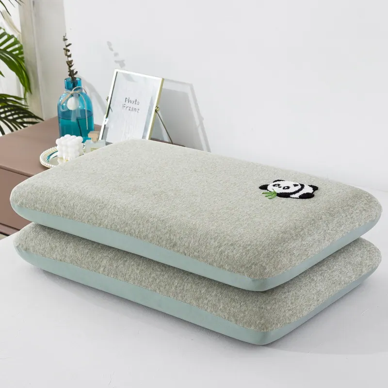Towel-Embroidered Faux Cashmere Bread-Shaped Pillowcase