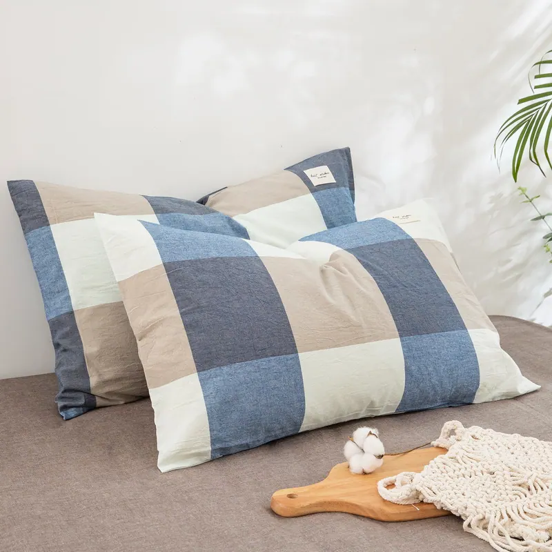 Washed Cotton Envelope Pillowcase