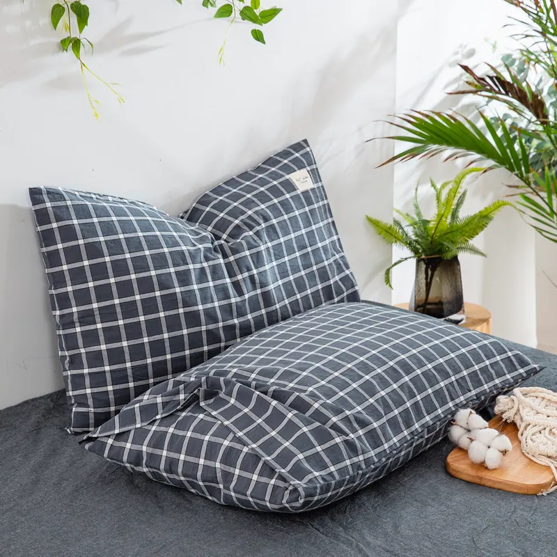 Washed Cotton Envelope Pillowcase