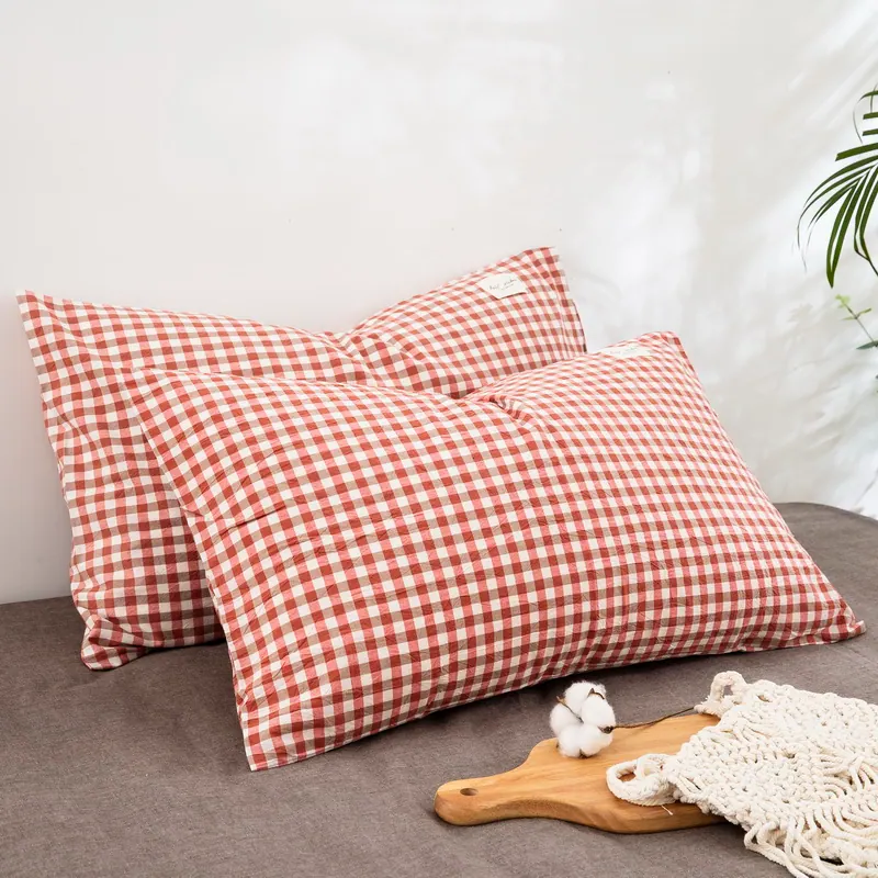 Washed Cotton Envelope Pillowcase