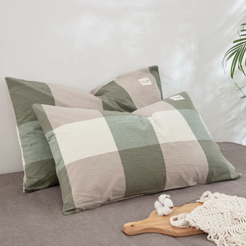 Washed Cotton Envelope Pillowcase