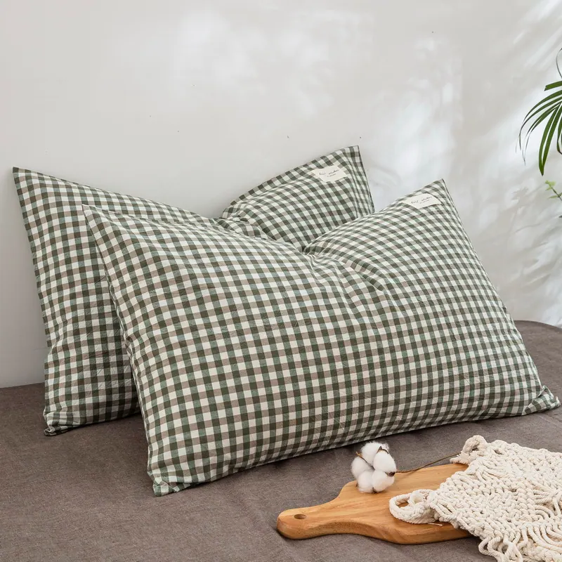 Washed Cotton Envelope Pillowcase