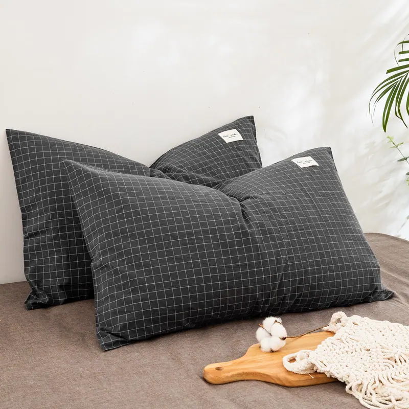 Washed Cotton Envelope Pillowcase