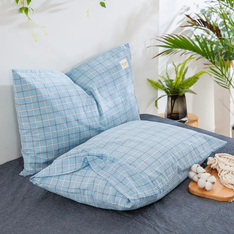 Washed Cotton Envelope Pillowcase