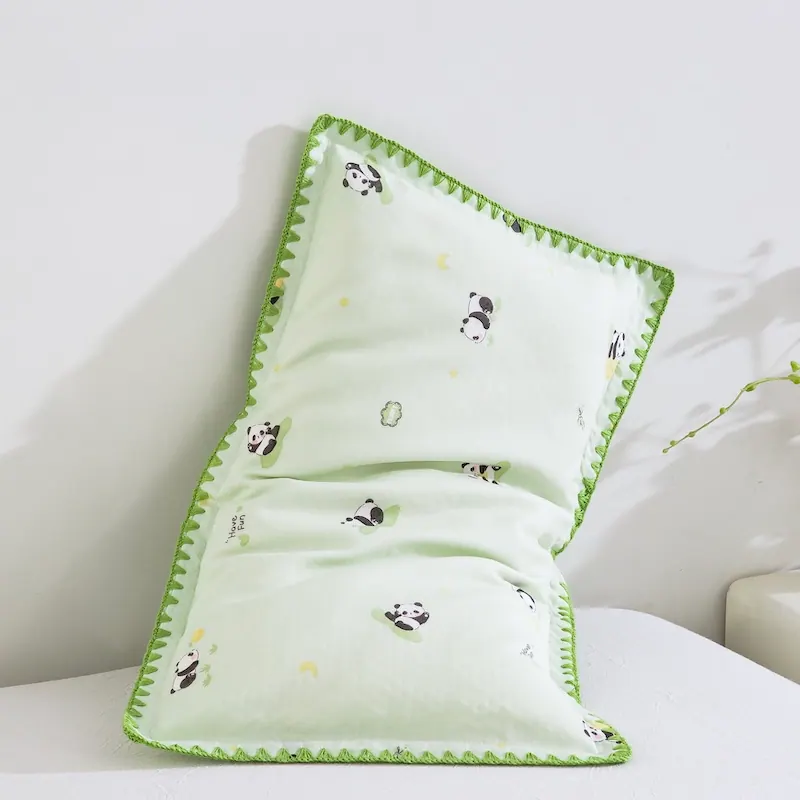Double Gauze Cotton Scalloped Edge Pillowcase