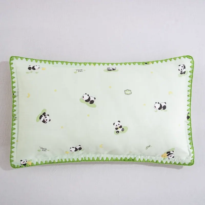 Double Gauze Cotton Scalloped Edge Pillowcase