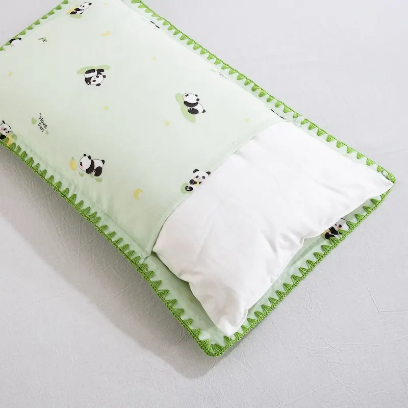 Double Gauze Cotton Scalloped Edge Pillowcase