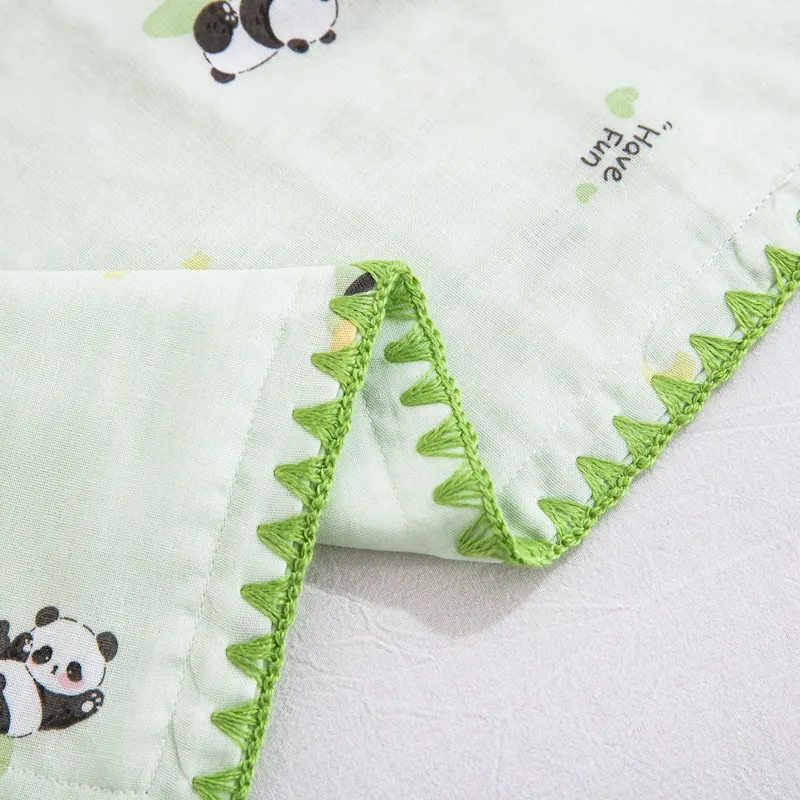 Double Gauze Cotton Scalloped Edge Pillowcase