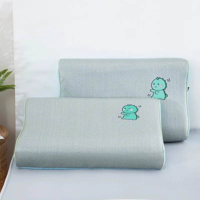 600D Cooling Rattan Latex Pillowcase