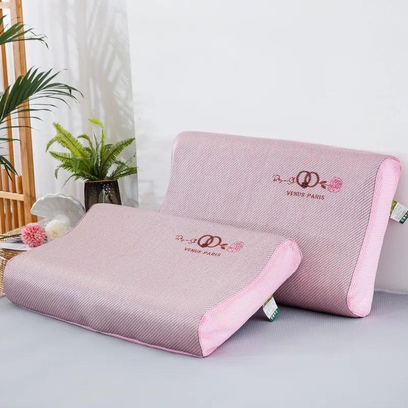 600D Cooling Rattan Latex Pillowcase