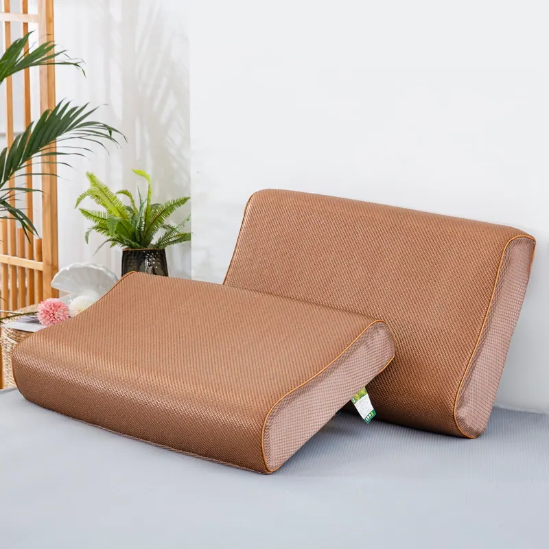 600D Cooling Rattan Latex Pillowcase
