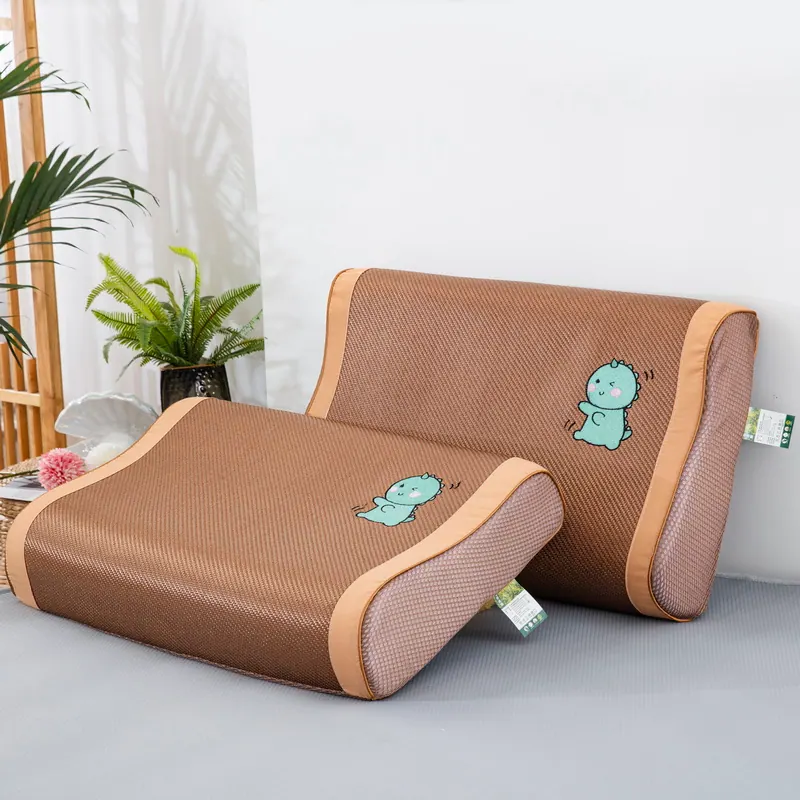600D Cooling Rattan Latex Pillowcase