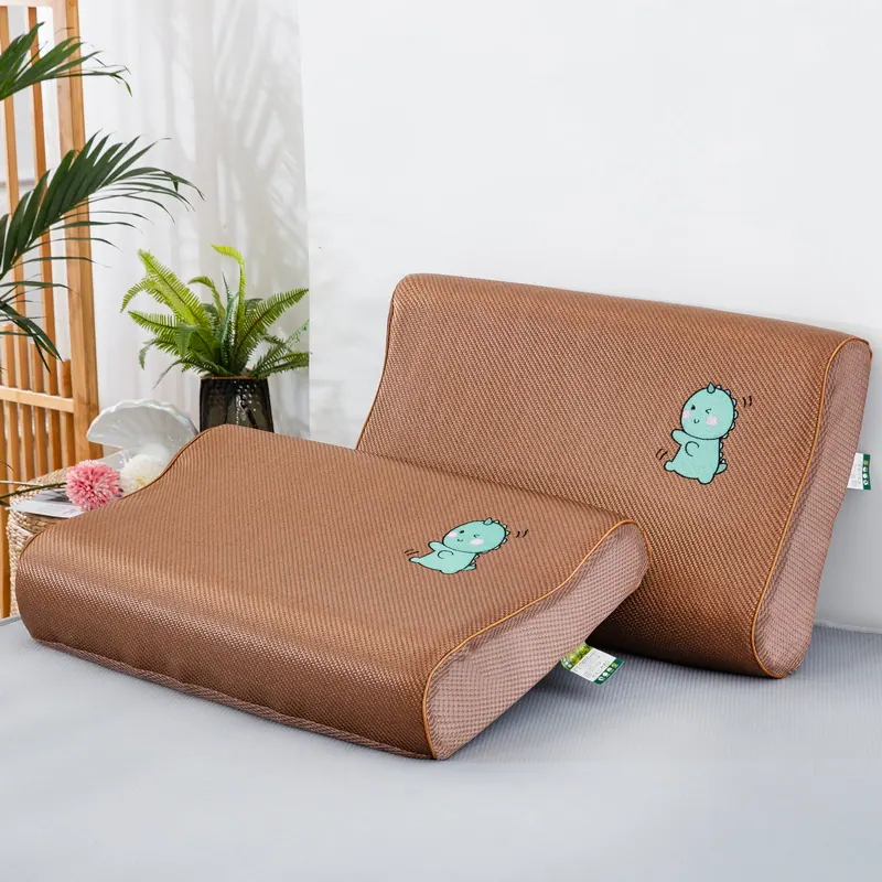 600D Cooling Rattan Latex Pillowcase
