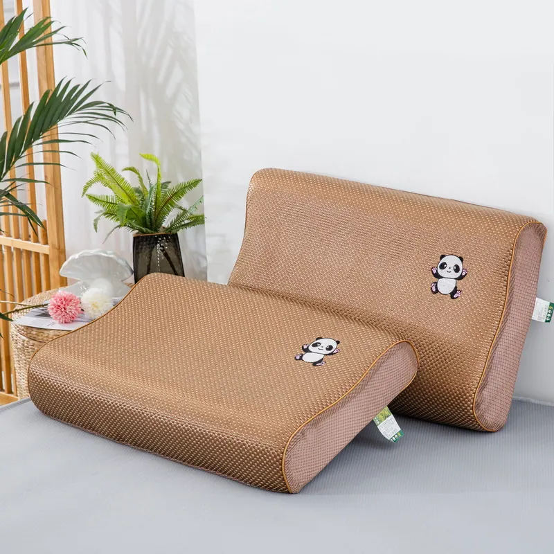 600D Cooling Rattan Latex Pillowcase