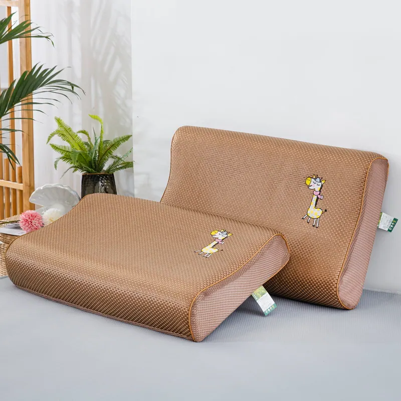 600D Cooling Rattan Latex Pillowcase