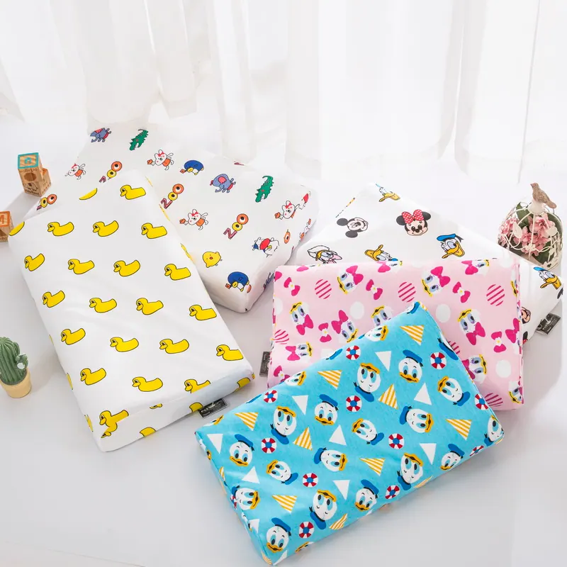 Knitted Cotton Kids Latex Pillowcase