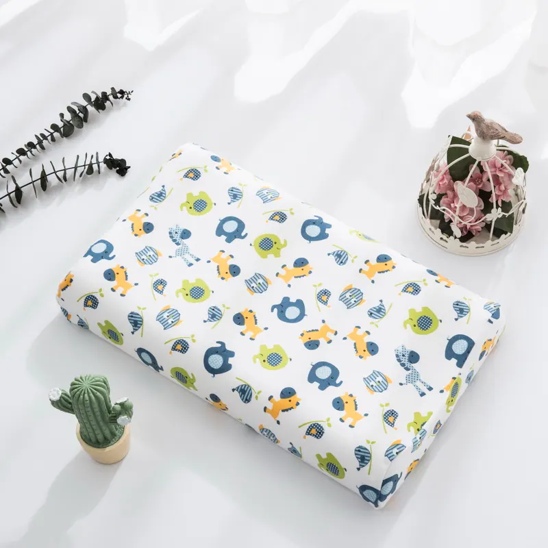 Knitted Cotton Kids Latex Pillowcase