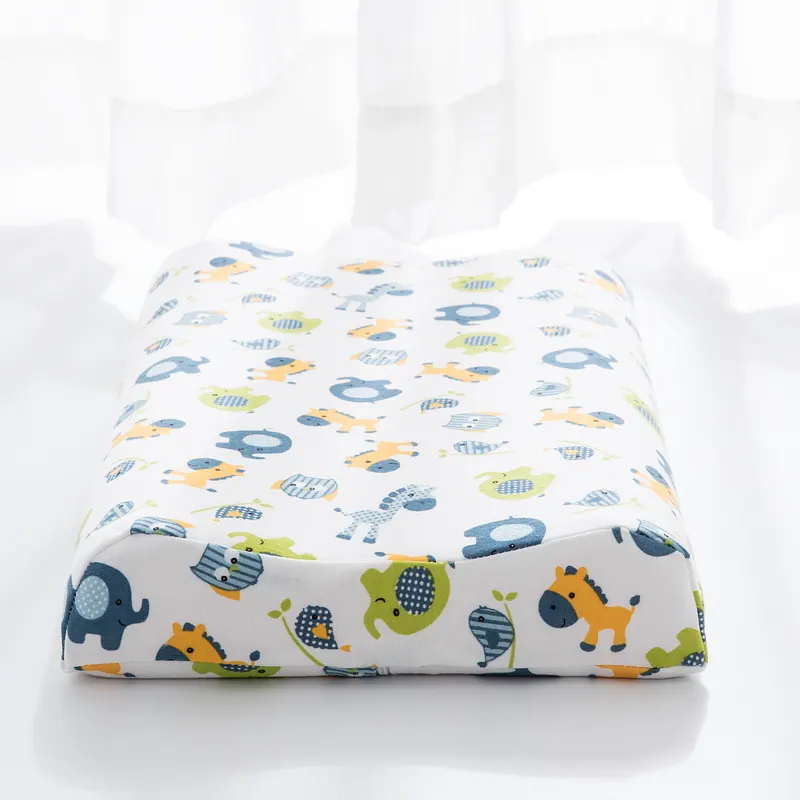 Knitted Cotton Kids Latex Pillowcase
