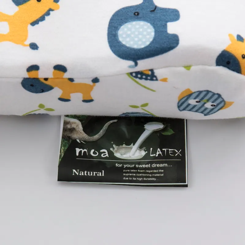 Knitted Cotton Kids Latex Pillowcase