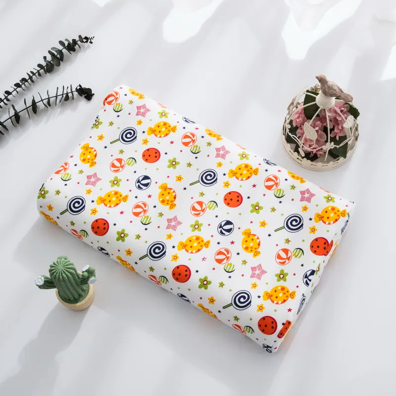 Knitted Cotton Kids Latex Pillowcase
