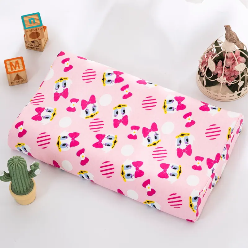 Knitted Cotton Kids Latex Pillowcase