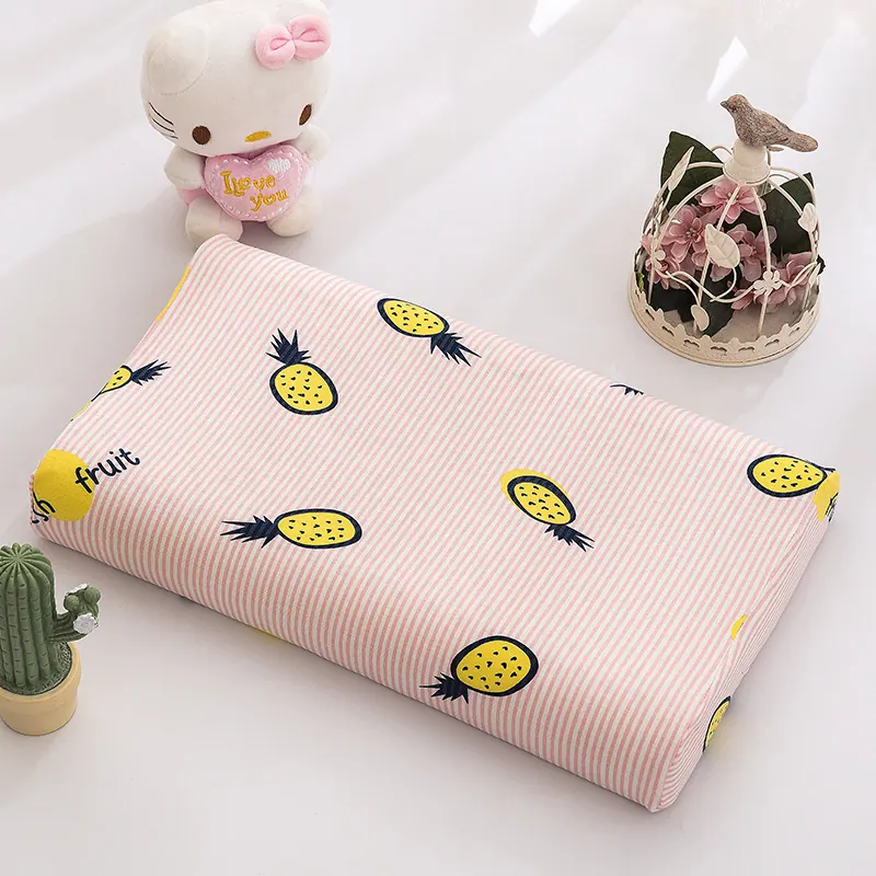 Knitted Cotton Kids Latex Pillowcase