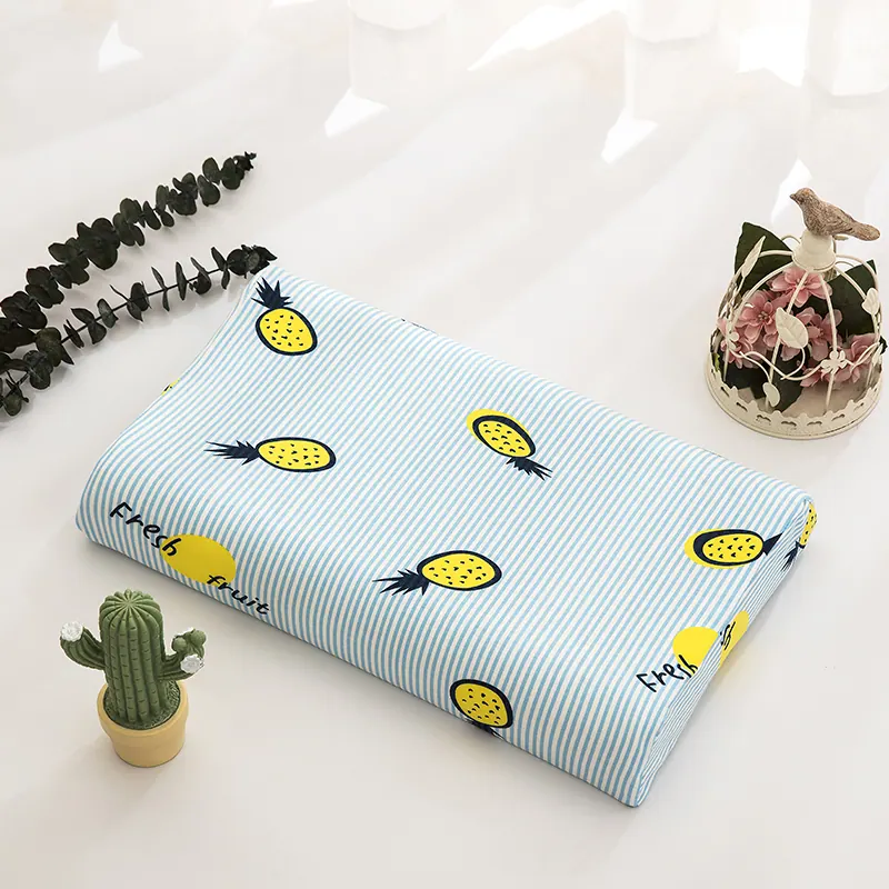 Knitted Cotton Kids Latex Pillowcase