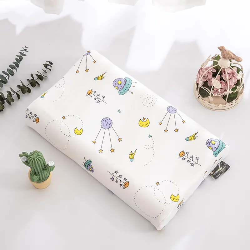 Knitted Cotton Kids Latex Pillowcase