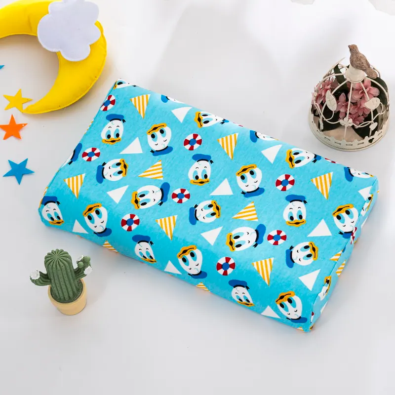 Knitted Cotton Kids Latex Pillowcase