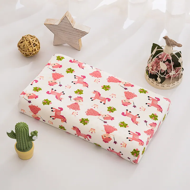 Knitted Cotton Kids Latex Pillowcase