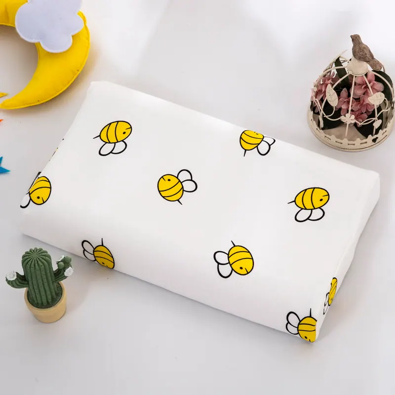Knitted Cotton Kids Latex Pillowcase
