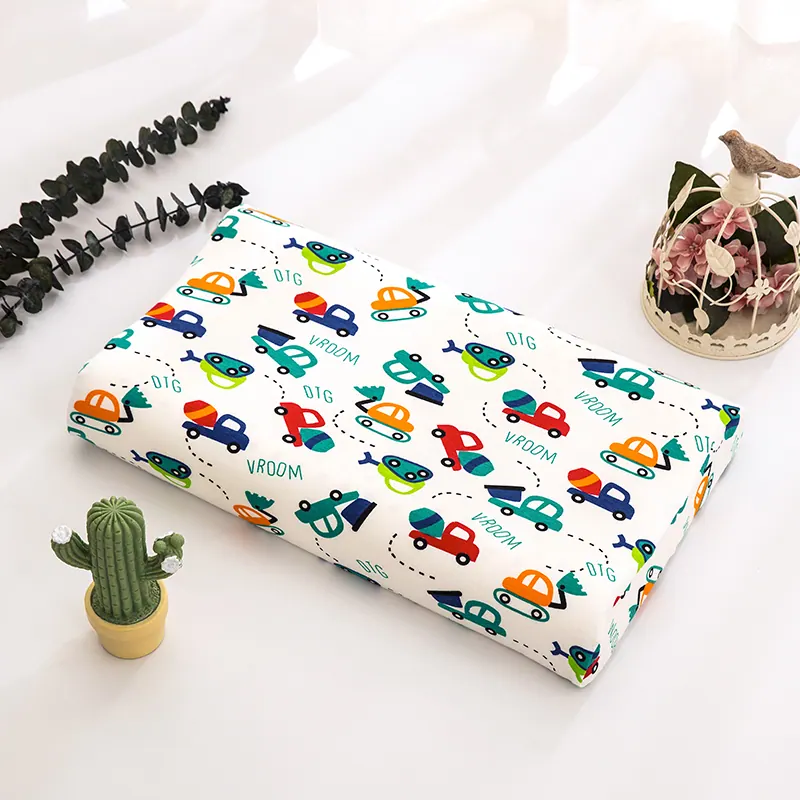 Knitted Cotton Kids Latex Pillowcase