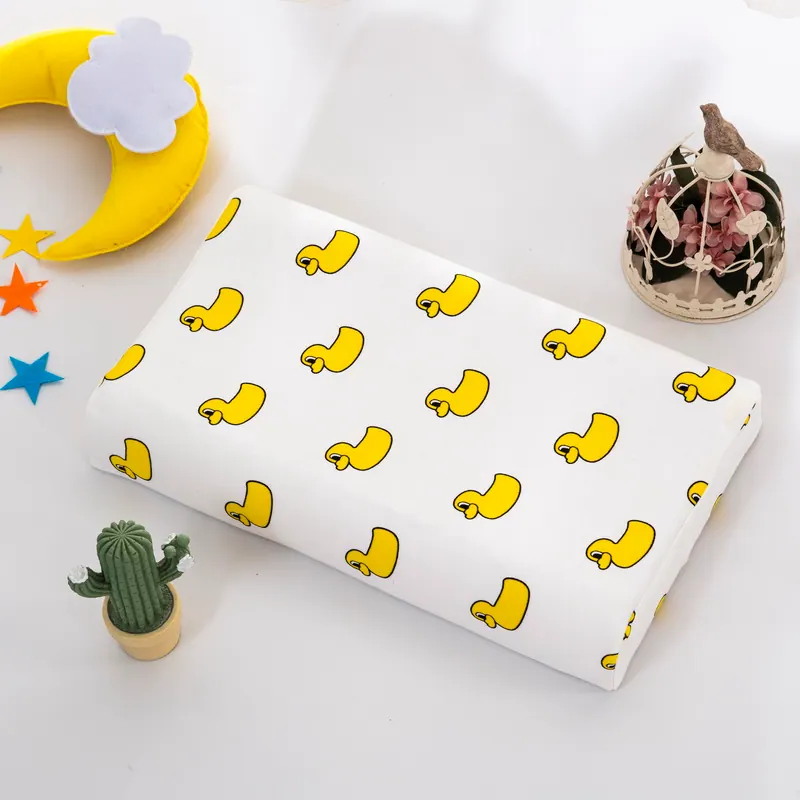 Knitted Cotton Kids Latex Pillowcase