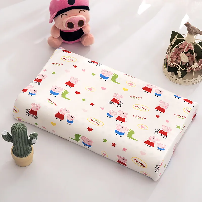 Knitted Cotton Kids Latex Pillowcase