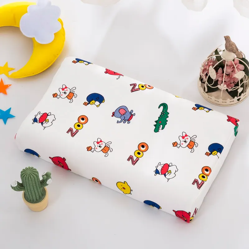 Knitted Cotton Kids Latex Pillowcase