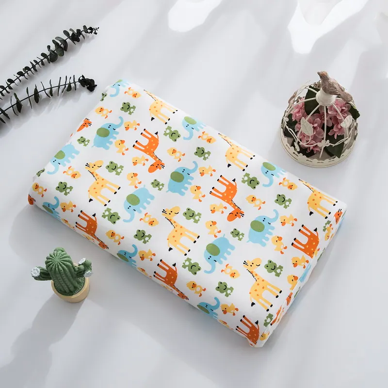 Knitted Cotton Kids Latex Pillowcase