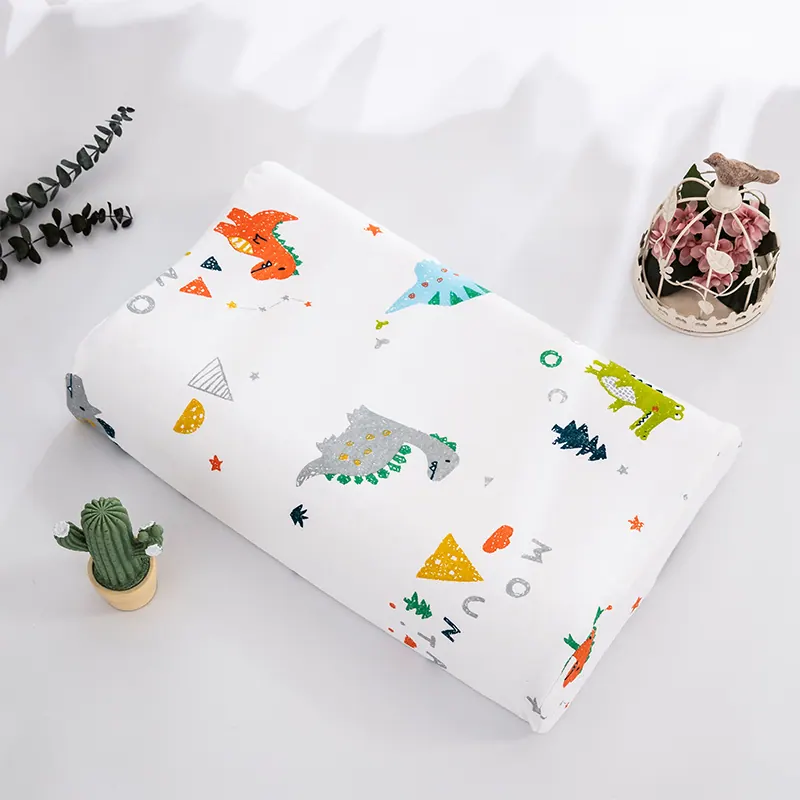 Knitted Cotton Kids Latex Pillowcase