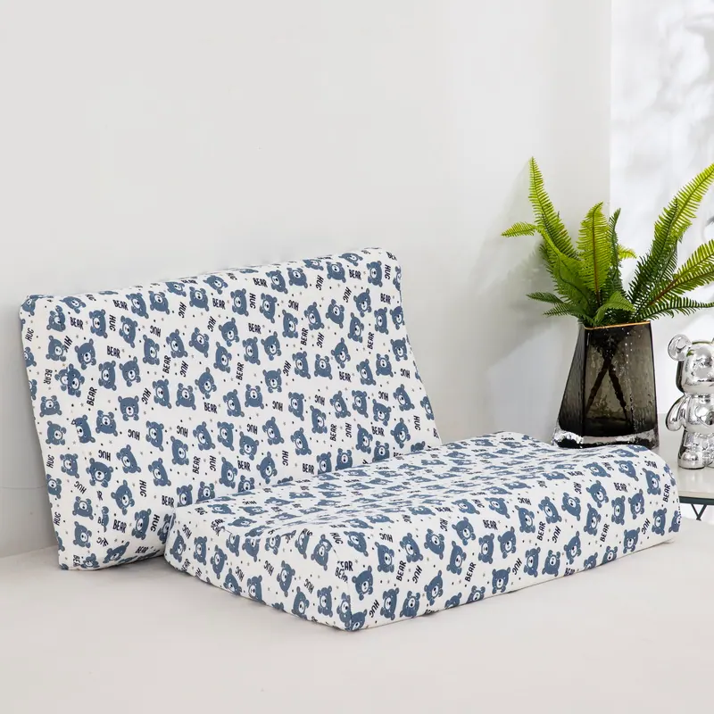Knitted Cotton Kids Latex Pillowcase