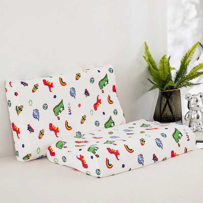 Knitted Cotton Kids Latex Pillowcase