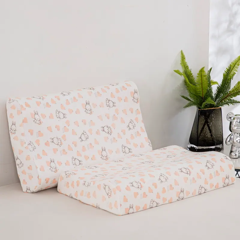 Knitted Cotton Kids Latex Pillowcase