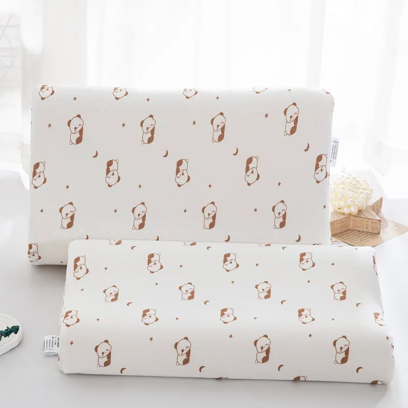Knitted Cotton Kids Latex Pillowcase