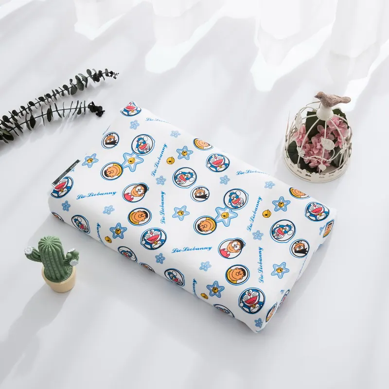 Knitted Cotton Kids Latex Pillowcase