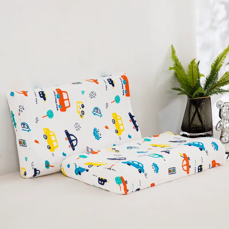 Knitted Cotton Kids Latex Pillowcase