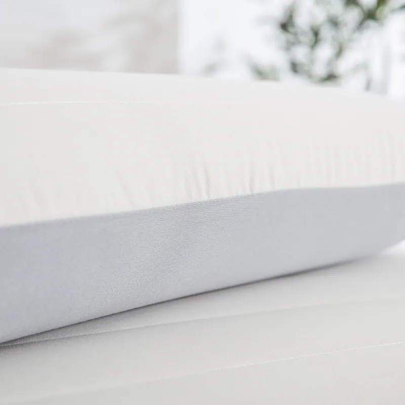 White Quilted Bread-Shaped Pillowcase
